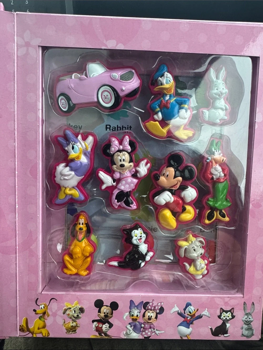 Disney Minnie & Friends Pink Suction Cup Story Set